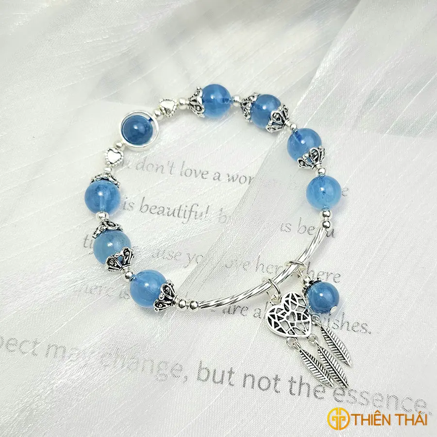 Lắc bạc Aqua mix charm